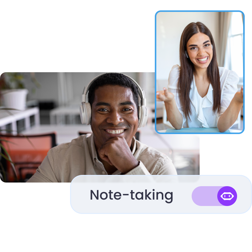Note-taking in MeetGeek