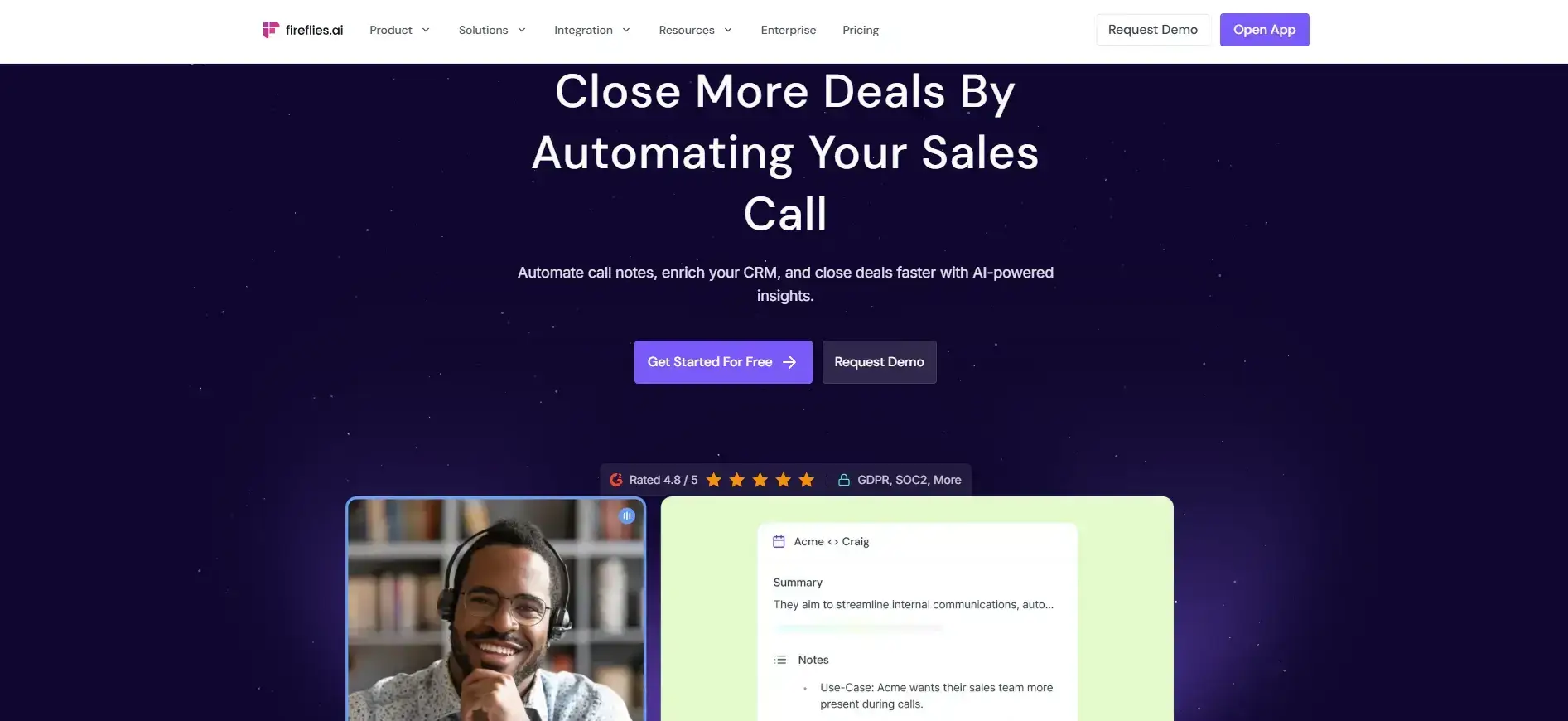 Fireflies AI is one of the best Gong competitors